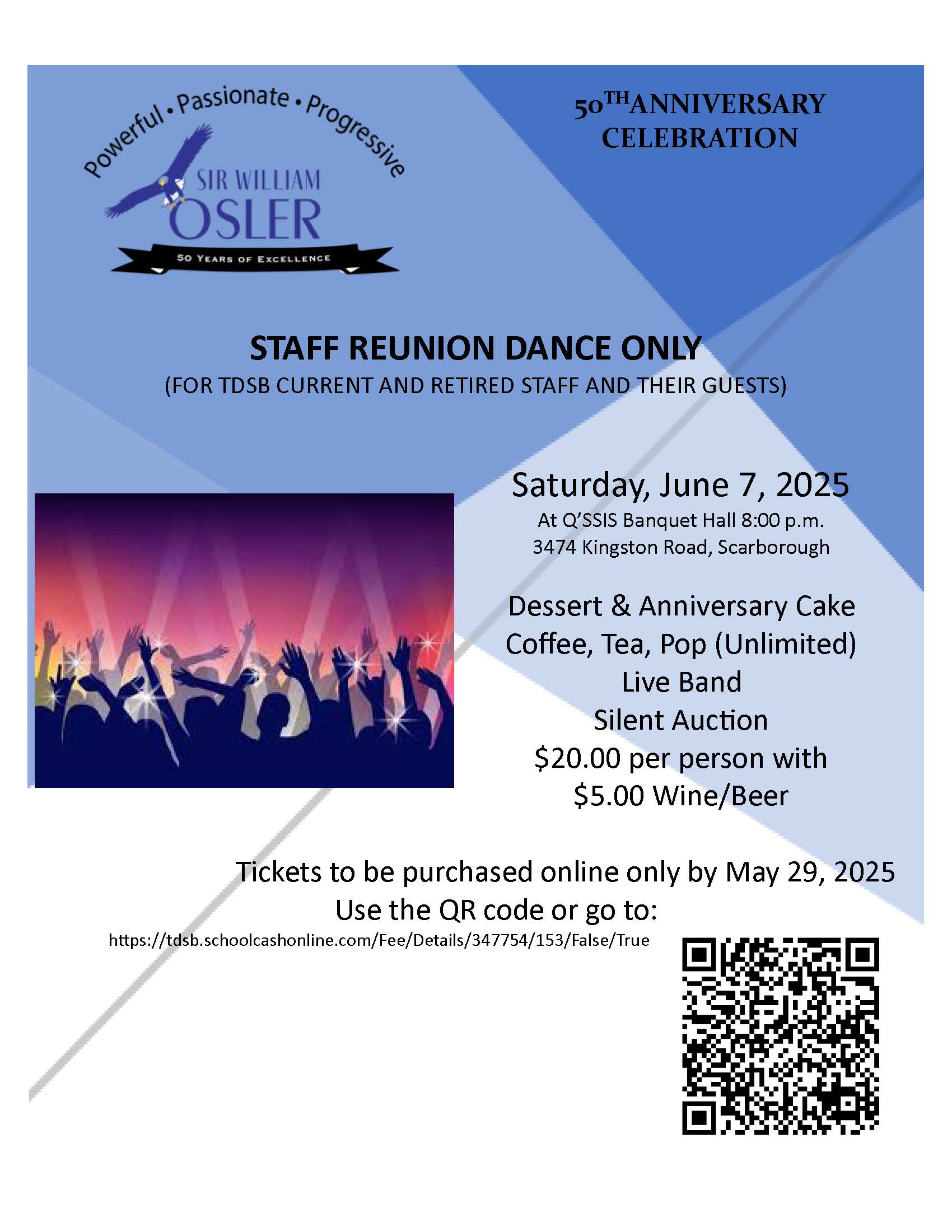 50TH REUNION STAFF Dance Only